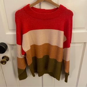 A New Day Striped Sweater